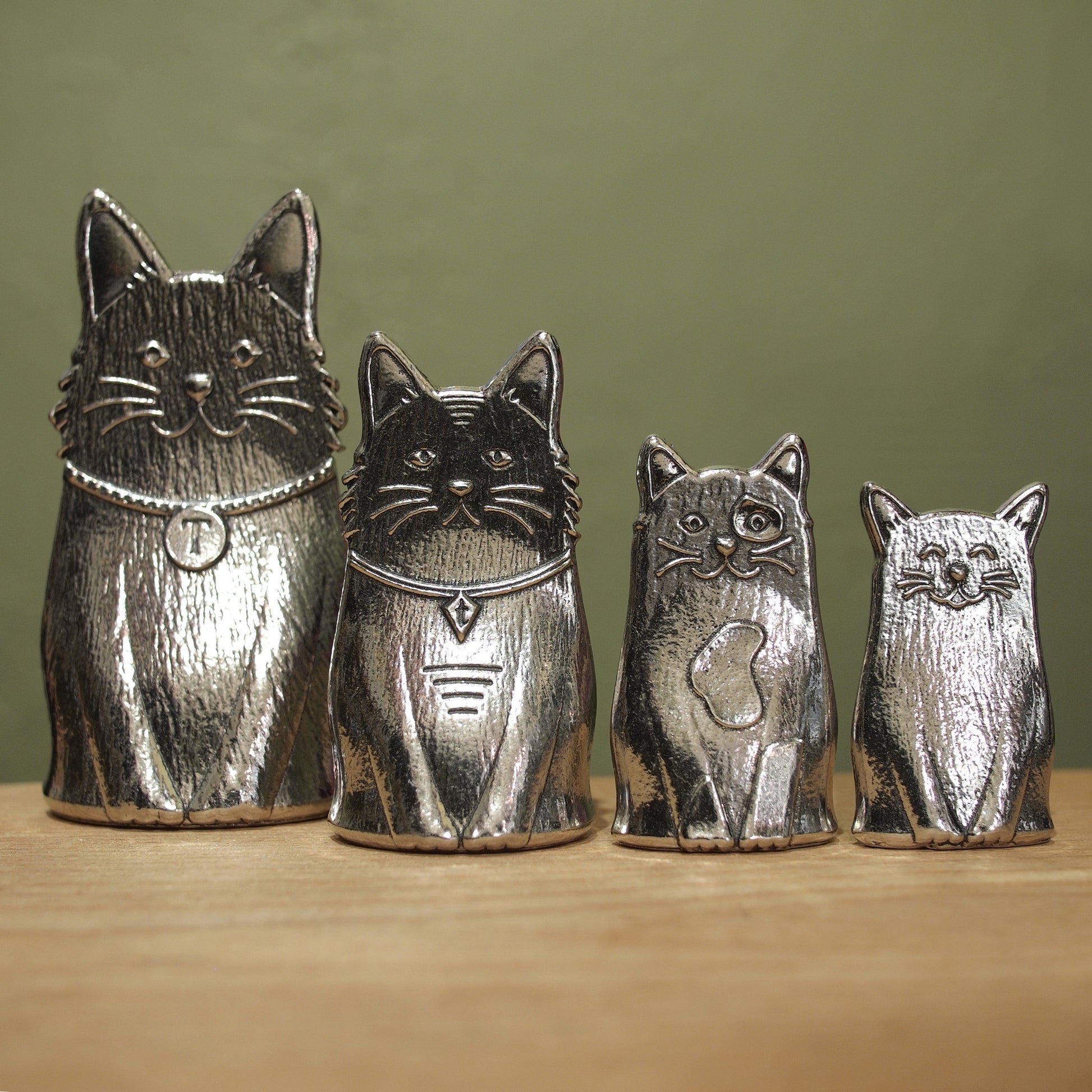 Roosfoos Pewter Cat Measuring Spoons – The Barrington Garage